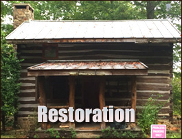 Historic Log Cabin Restoration  Bartlett, Ohio